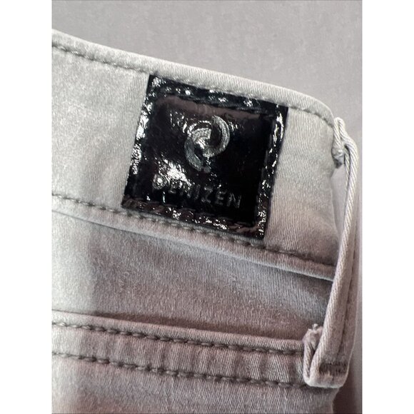 Denizen Jegging Smoke Grey Denim Jeans Women's Size 9-W29 Compression Stretchy - Picture 2 of 16